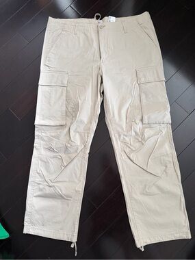 H&M Beige Cargo Pants